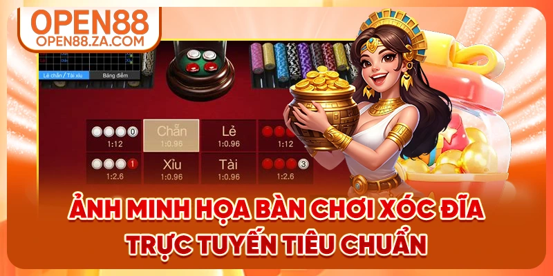 Ảnh minh họa bàn chơi xóc đĩa trực tuyến tiêu chuẩn